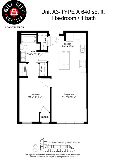 Mill City Quarter Floorplan